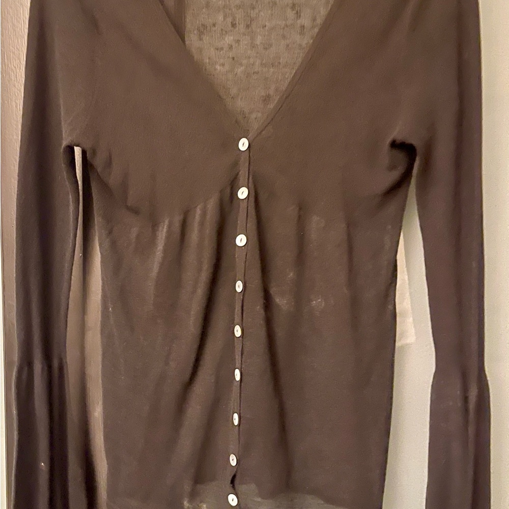 Trina Turk Black Cardigan Sweater